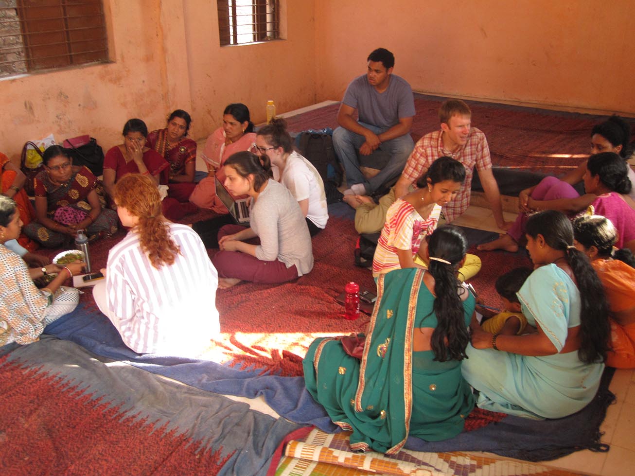 CMU students at a women's collaborative